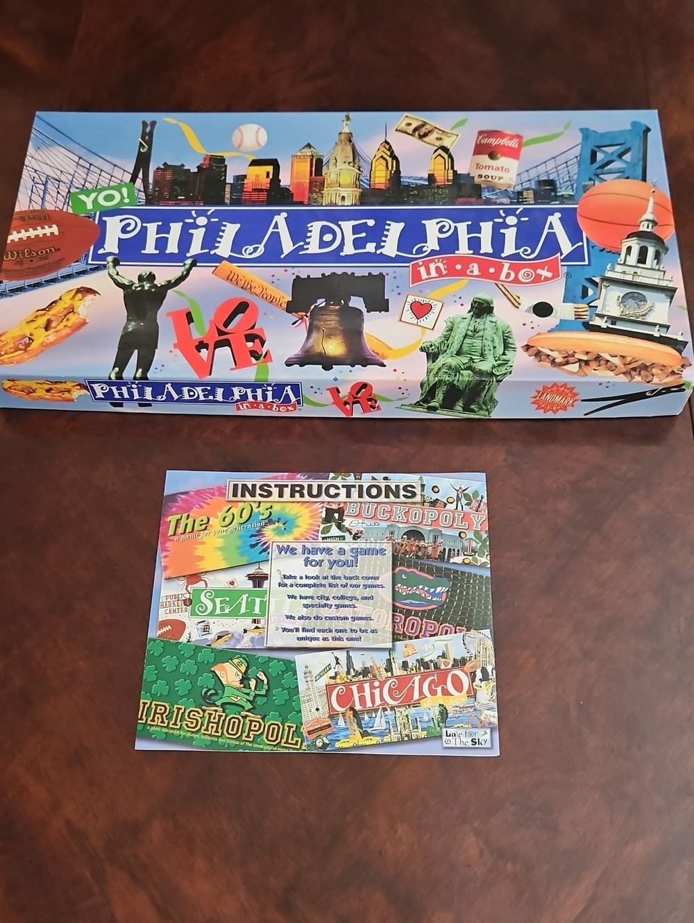 Philadelphia In-a-Box Board Game